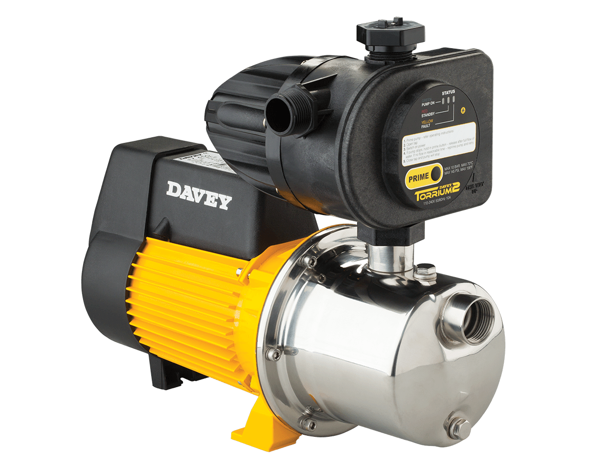 Davey JT With Torrium2 مضخة ضغط منزلية